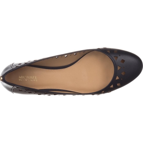 Michael Kors Sunny Ballet Cutout Flats, Admiral - Picture 3 of 10